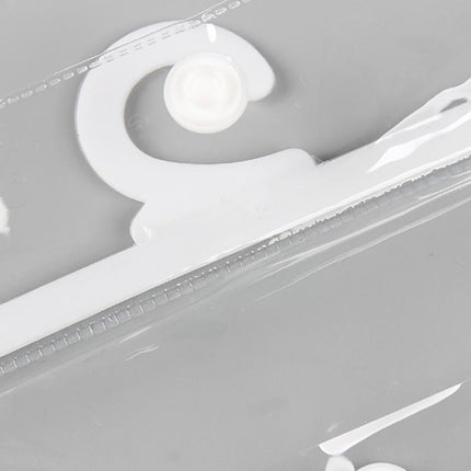 Hanging Storage Bag Large Hook Clear Bag Hanging 100PCS 17CM x 22CM - Aimall