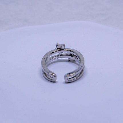 Adjustable Open Finger Ring Elegant Design Fashion Jewellery for Women Gifts
