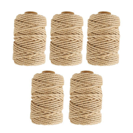 Sisal Rope Natural Jute Hemp Manila Twine String Cord 1-14mm Thick Craft DIY Aimall