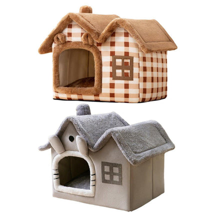 Removable Washable Pet House Four Seasons Cat Enclosed House