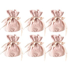 6PCS Velvet Cloth Drawstring Bags Gift Bag Jewelry Ring Pouch Earring Favor - Aimall