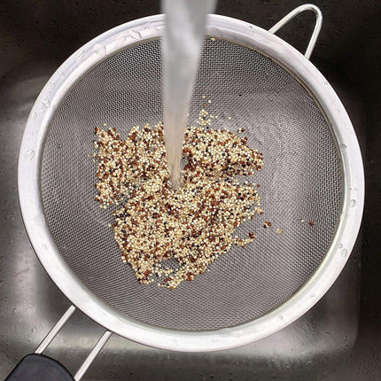 3pcs Stainless Steel Strainer Sifter for Soya Milk Flour Tea Juice Leak Proof
