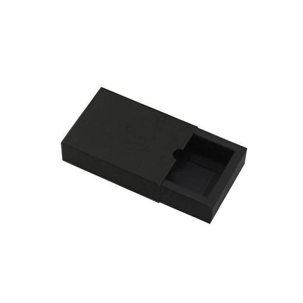 100PCS DIY Paper Box Drawer Type Jewelry Packing Box Tea Gift Cosmetics Black - Aimall