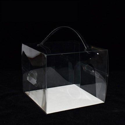 30x Transparent Disposable Cake Boxes with Handles Premium Quality Packagin