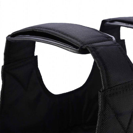 Adjustable Weighted Vest for Fitness Training with Sandbag Steel Plates Gear
