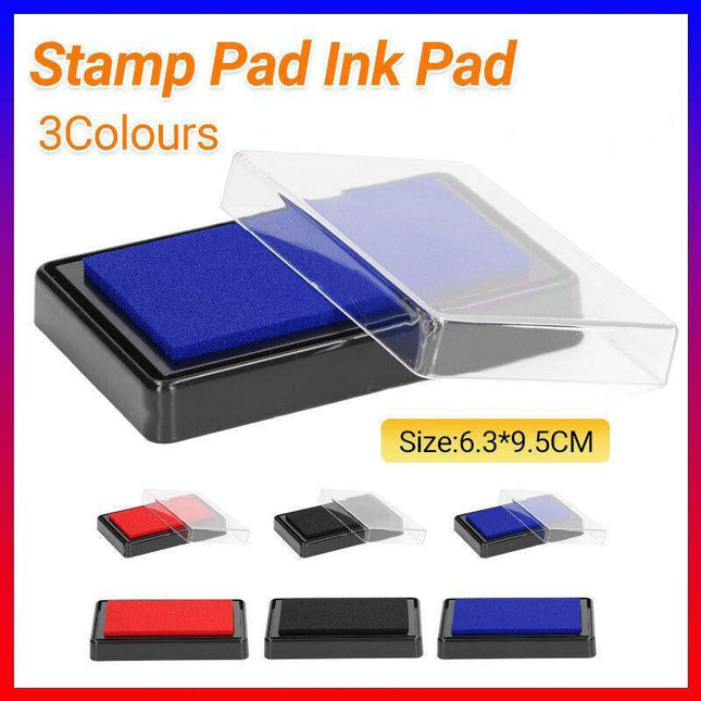 Stamp Pad Ink Pad For Fingerprints And Stamping 63Mm*95Mm Au - Aimall