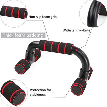 H Shaped Push Up Bars Home Fitness Equipment for Chest Arm Shoulder Training