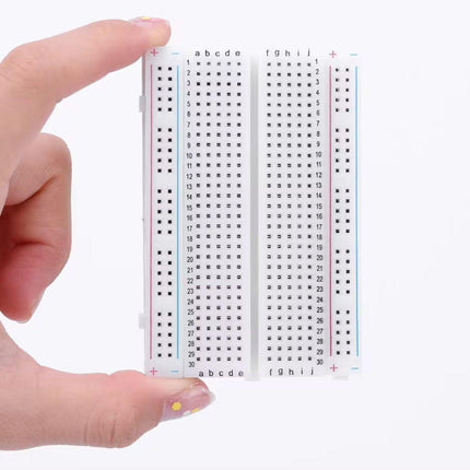 10PCS Solderless Breadboard 400 Hole Test Board Jumper Wire Kit Plastic Box