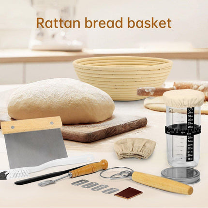 Leaved Dough Fermentation Basket Baking Set DIY Accessories for Homemade Bread