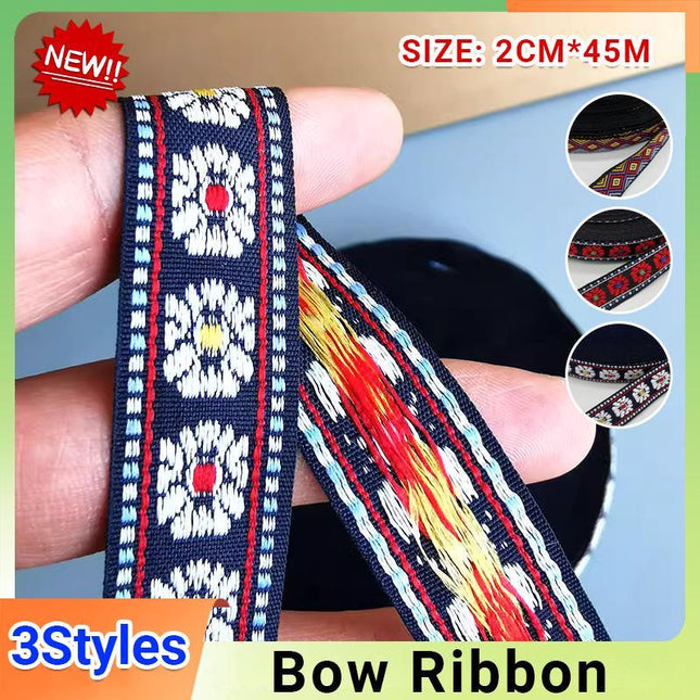 45M Border braid woven ribbon decorative ribbon fabricfor Decoration Home 3style - Aimall