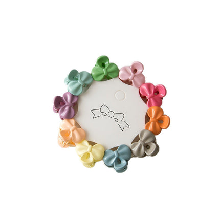 10Pcs Mini Hair Clips Girls Hairpin Clamps Plastic Claws Mix Colour Ladies Kids - Aimall