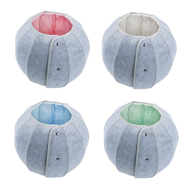 Collapsible Breathable Pet Bed Cat Nest Dog Cave Tunnel Semi Enclosed Mat