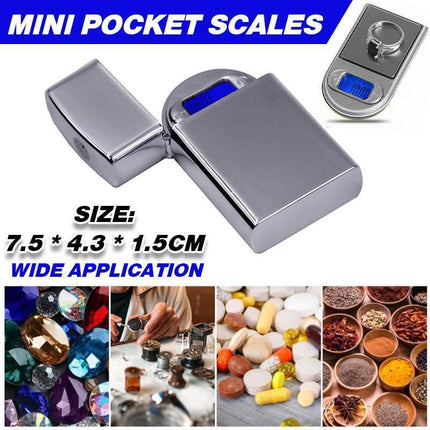 Mini Pocket Scales High Precision Electronic Jewellery Digital Milligram - Aimall