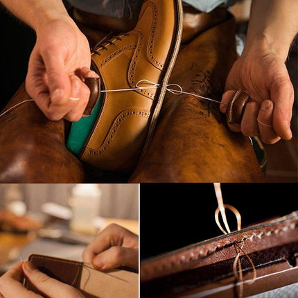 260m 150D Leather Sewing Waxed Thread Hand Stitching Craft Repair Cords 4Colours