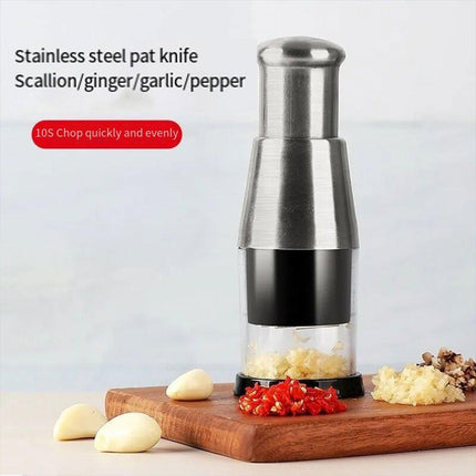 304 Stainless Steel Garlic Press Crusher Manual Garlic Mincer Kitchen Tool