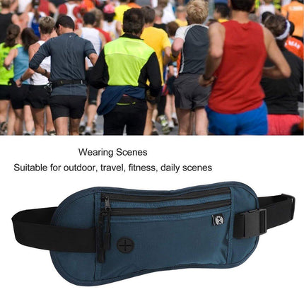 Running Hiking Sport Bum Bag Travel Phone Money Fanny Pack Waist Belt Zip Pouch