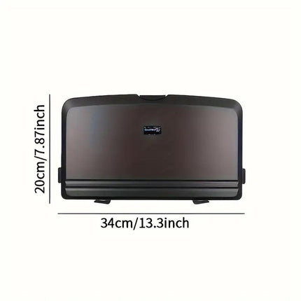 Foldable Back Seat Tray Table Multifunctional Car Organizer with Drink and Laptop Holder