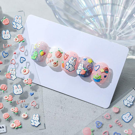 DIY Nail Art Gel Nail Stickers