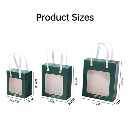 20pcs Translucent Gift Bags Packaging Tote Birthday Party Favors Candy Bags