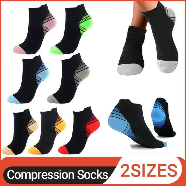 Plantar Fasciitis Compression Socks Foot Sleeve Ankle Support Brace Achy 6 Pairs L/XL - Aimall