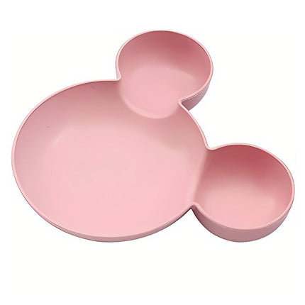 4PCS Wheat Straw Tableware Set Anti Fall Bowls Children Dish Dinner Plate Bowl