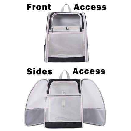Large Foldable Breathable Portable Cat Dog Bag Outdoor Shoulder Pet Backpack