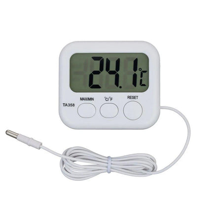 Digital Thermometer with Probe for Refrigerator Fish Tank Aquarium Temperature