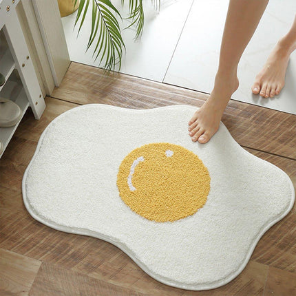 Simple Irregular Living Room Rug Bedroom Bedside Floor Mat Soft Modern Carpet