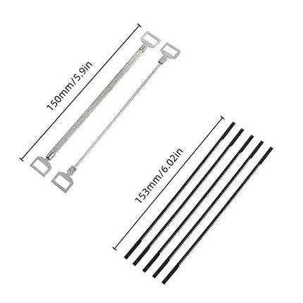 12PCS Mini Hand Saw Multifunction Tool Set for Wood Tile and Plastic Cutting