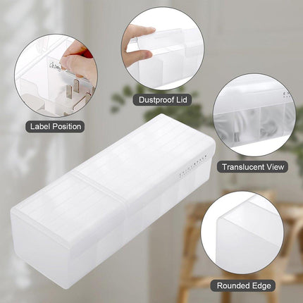 Data Cable Storage Box with Cover Organizer for Cables Chargers and Accessories