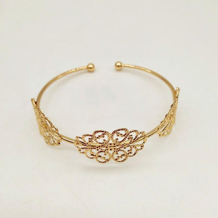 Women Upper Arm Cuff Armband Adjustable Jewelry Bracelet Minimalist Bangle Gift - Aimall
