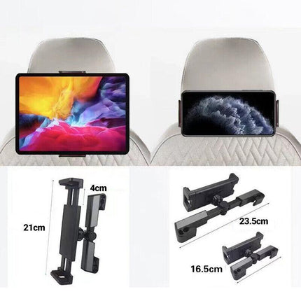 360° Mount Car Headrest Holder Seat Back Phone Tablet Universal for Apple iPad - Aimall