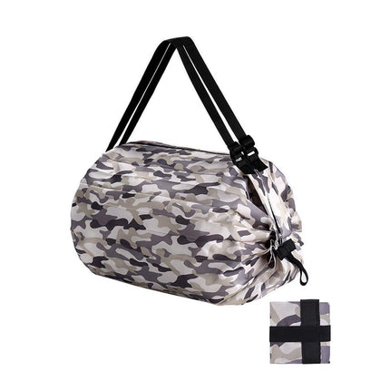 Large Foldable Reusable Shopping Bag Portable Travel Shoulder Grocery Tote Bag