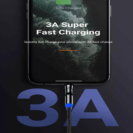 540° Rotate Magnetic Charging Cable For TypeC - Aimall