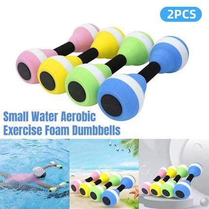 2PCS Arm Buoyancy Rings Dumbbell Style Float Set for Water Activities and Fun