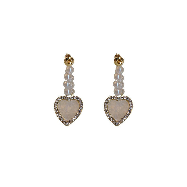 Chic Heart Love Stud Earrings Romantic Gift Women Fashion Jewelry Accessory