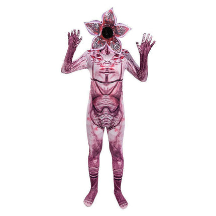 Man-eating Flower Jumpsuit Halloween Horror Cosplay Leotard Costume Kids Adult Same Strange Story