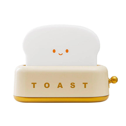 Rechargeable LED Toaster Night Light Creative Dimming Lamp for Bedroom Sleep