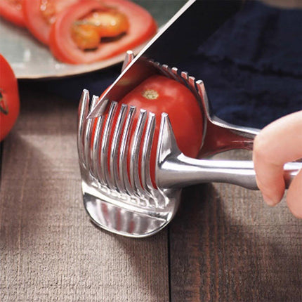 Multifunctional Lemon Tomato Fruit Slicer Cutter Tool with Handle for Household