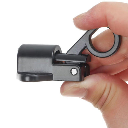 5PCS Aluminum Alloy Spring Bolt Self-Closing Sliding Door Window Lock Buckle Set