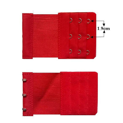3 Hooks Underwear Extension Bra Buckle Bra Extender Hook Brassiere Strap - Aimall