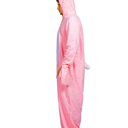 Halloween Rabbit Stage Costume Pink Rabbit Costume Adult Animal Costume Pajamas - Aimall