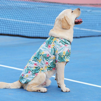 Lightweight Hawaiian Shirt for Pets Stylish Breathable Summer Pet Clothes