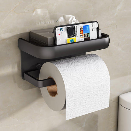 Wall Mounted Bathroom Paper Towel Holder Roll Hand Towel Rack for Easy Access