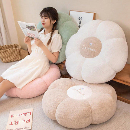 Pumpkin Floor Cushion Thickened Tatami Window Seat Pad Bedroom Backrest Pillow