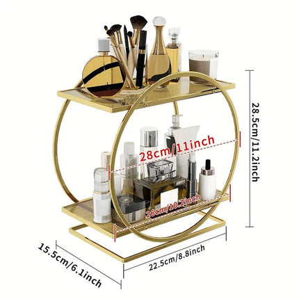 Large Capacity Cosmetics Storage Rack Home Organizer for Desktop Makeup Storage