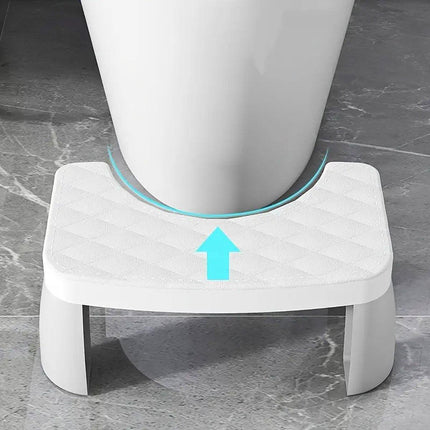 Toilet Stool Anti-Slip Bathroom Footstool for Home Use with Stable Support Design