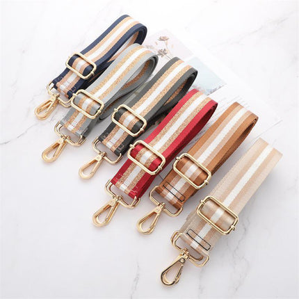New Crossbody Bag Handbag Belt Satchel Wide Adjustable Canvas Shoulder Strap - Aimall