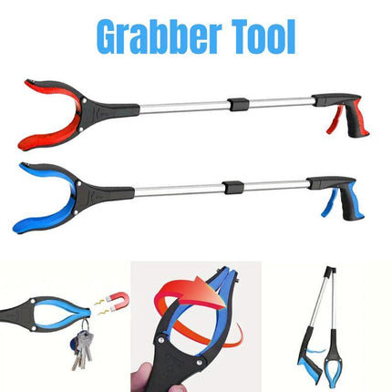 Folding Rubbish Picker Clip Hygiene Trash Grabber Long Handle Waste Cleaner Tool