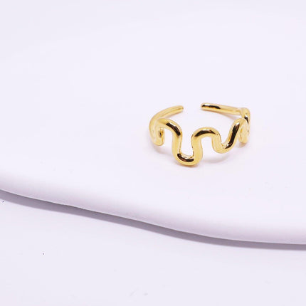Elegant Light Luxury Line Ring for Women Fashionable All Match Personality Style